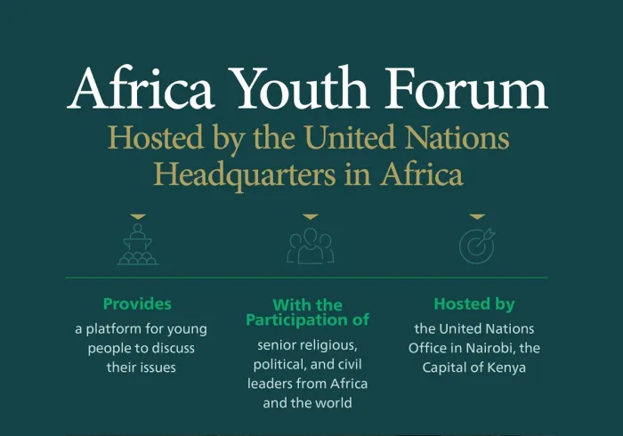 At the United Nations Office in Nairobi, which serves as a key platform for the youth of Africa to engage in discourse on their challenges, the Africa Youth Forum was honored to host His Excellency Sheikh Dr. Mohammed Alissa