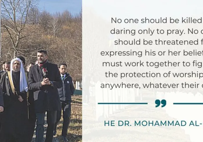 No one should be killed for daring only to pray. No one should be threatened for expressing his or her beliefs