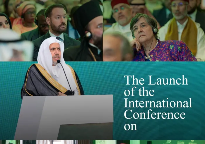 His Excellency Sheikh Dr. Mohammed Al-Issa, Secretary-General of the Muslim World League (MWL) and Chairman of the Organization of Muslim Scholars, launches the international conference on "Faith in a Changing World”, from Rabat, Morocco, attended by diverse and specialized international scholars