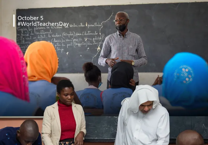 The Muslim World League supports teachers in their mission to instill values, foster awareness, and share knowledge, recognizing that empowering teachers is an investment in future generations.