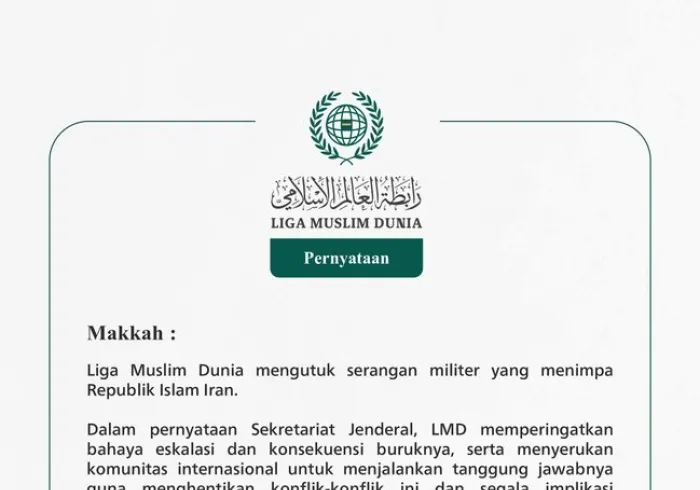 Pernyataan dari Liga Muslim Dunia: