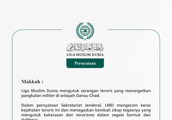 Pernyataan dari Liga Muslim Dunia: