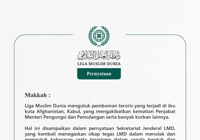 Pernyataan dari Liga Muslim Dunia:
