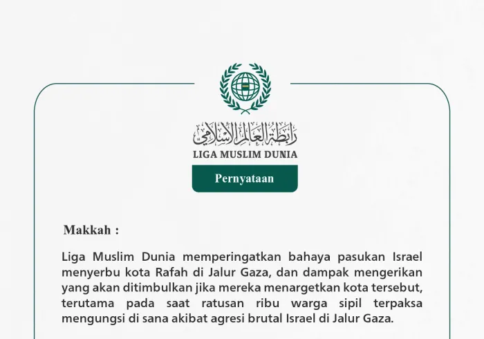 Pernyataan dari Liga Muslim Dunia: