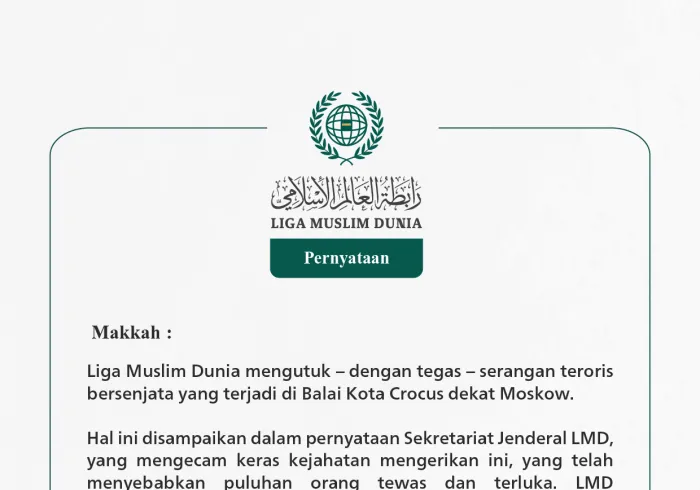 Pernyataan dari LigaMuslimDunia: