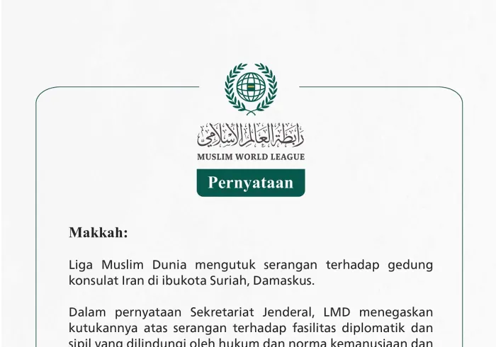 Pernyataan dari LigaMuslimDunia: