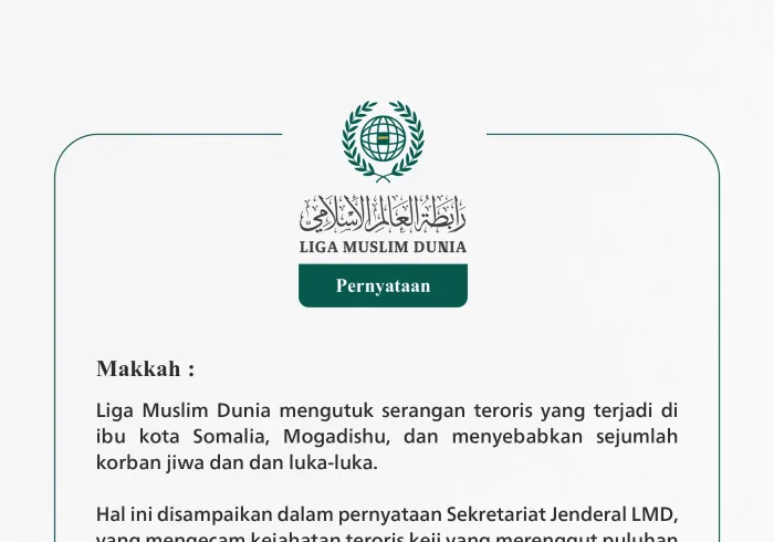 Pernyataan dari Liga Muslim Dunia: