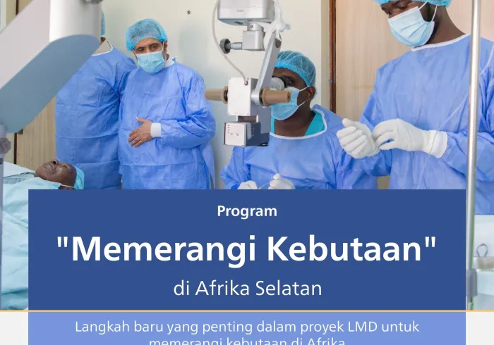 "Proyek kami yang berkualitas untuk memerangi kebutaan di benua Afrika terus berlanjut." Detail program baru dalam tahap proyek ini, kali ini dimulai dari ibu kota Kenya, "Nairobi".. Ketahui lebih lanjut:
