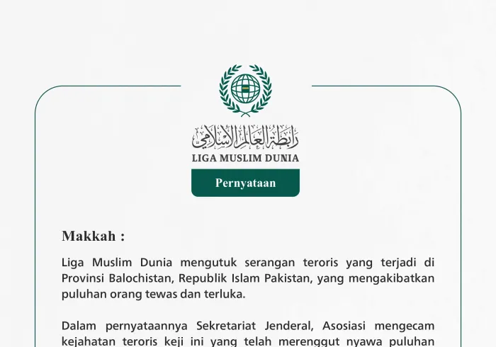 Pernyataan dari Liga Muslim Dunia: