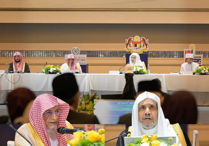 دشّن معالي الأمين العام، رئيس هيئة علماء المسلمين، فضيلة الشيخ د. ⁧‫محمد العيسى‬⁩‬⁩ أعمالَ ملتقى الفقهاء الأول بعنوان: "تدريس الفقه الإسلامي، وتكوين الفقيه: معالم وضوابط"، الذي يُنظّمه المجمع الفقهي الإسلامي برابطة العالم الإسلامي