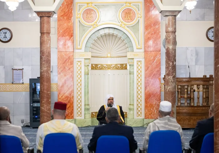 el Sheij Mohammed Alissa , se reunió en con los responsables de la acción islámica en toda España