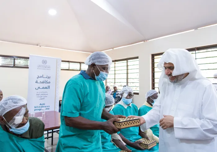 El programa "Lucha contra la ceguera" en África: