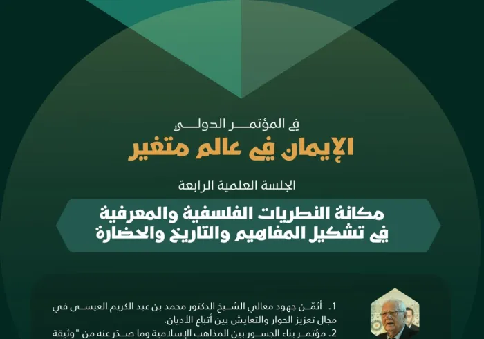 ‏مقتطفات من كلمات الخبراء والمتخصصين في الجلسة العلمية الرابعة: "مكانة النظريات الفلسفية والمعرفية في تشكيل المفاهيم والتاريخ والحضارة"، ضمن أعمال المؤتمر الدولي "الإيمان في عالمٍ متغيِّر":