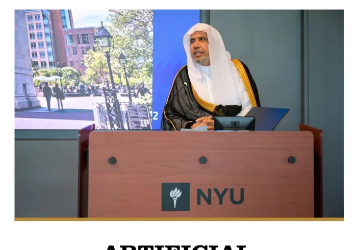 New York University hosted His Excellency Sheikh Dr. Mohammed Al-Issa, Secretary-General of the MWL for a lecture followed by a comprehensive dialogue with a distinguished group of the university’s academics and invited guests