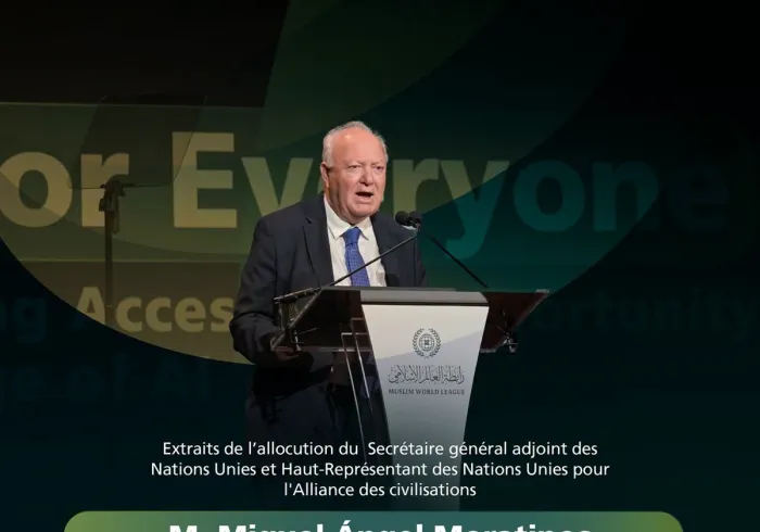 Extraits du discours de M. Miguel Moratinos, Haut-Représentant des Nations Unies pour l’Alliance des civilisations, prononcé lors de l’événement de la Ligue « L’IA pour tous »