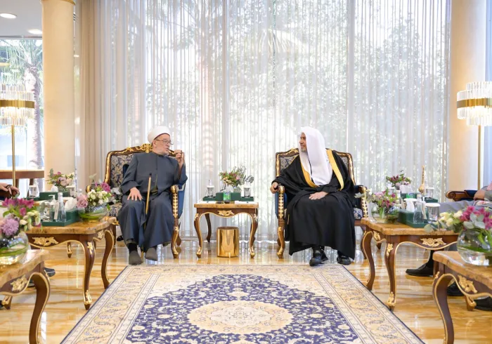 Sheij Mohammed Al-Issa recibió al presidente del Consejo de Jurisprudencia Islámica Iraquí, Sheij Dr. Ahmed Hassan Al-Taha