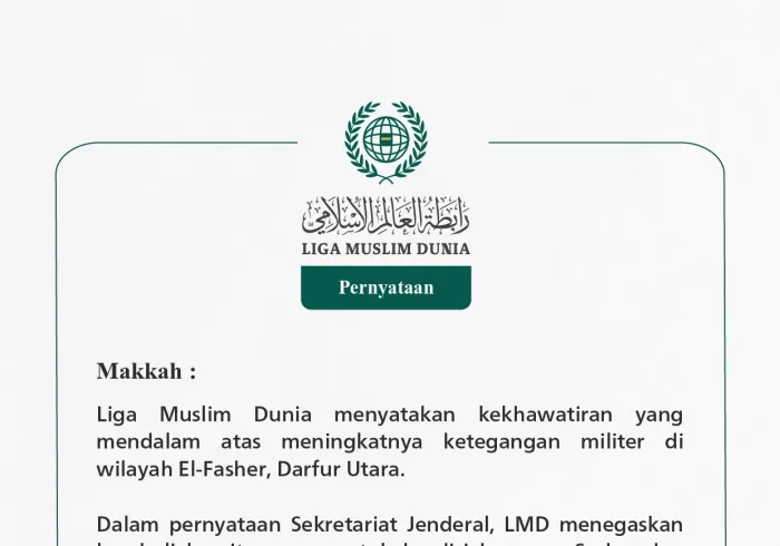 Pernyataan dari Liga Muslim Dunia:
