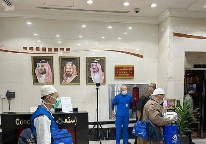 The first Umrah performers from outside Saudi Arabia were welcomed to Medina