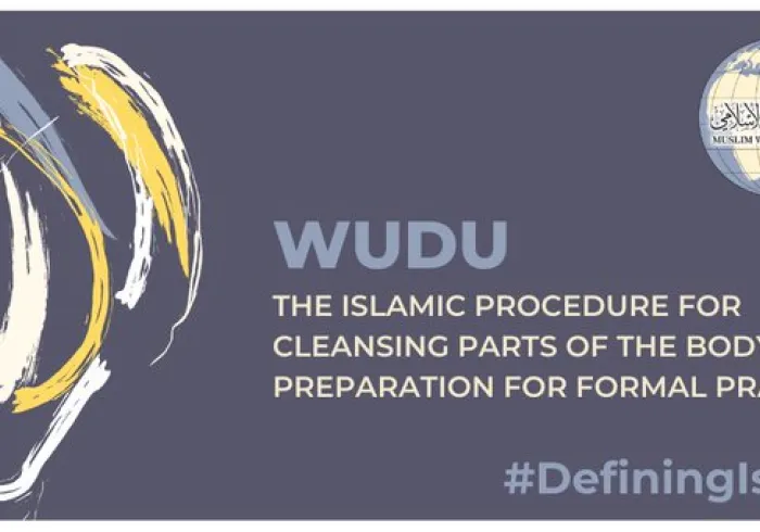 Performing Wudu is the act of cleansing in preparation for formal prayer