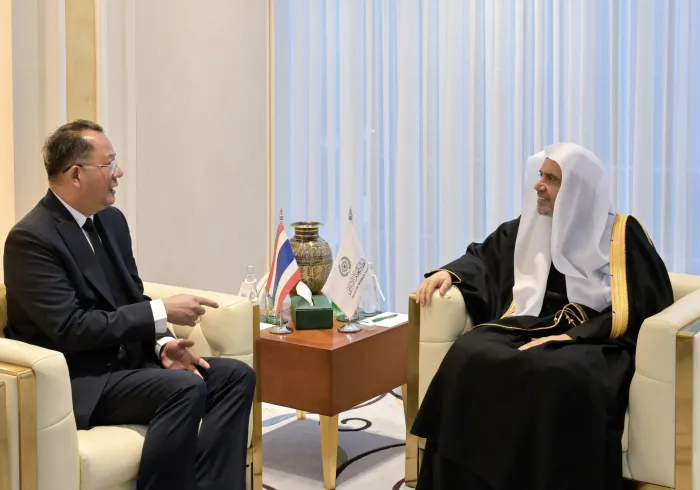 El Sheij Mohammed Al-Issa recibió en su despacho en Riad al Embajador del Reino de Tailandia ante el Reino de Arabia Saudita,el Sr. Darm Boontham