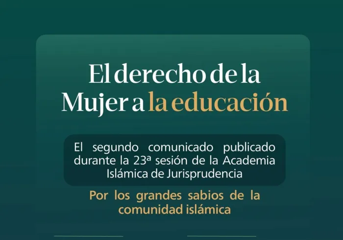  La educación es una obligación que se aplica tanto a hombres como a mujeres