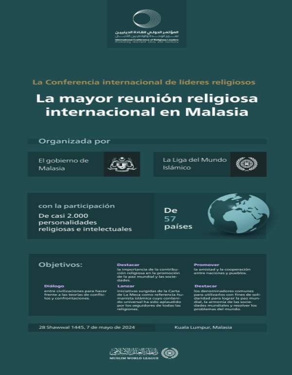 El mayor evento religioso internacional de Asia, con casi 2000 participantes de 57 países