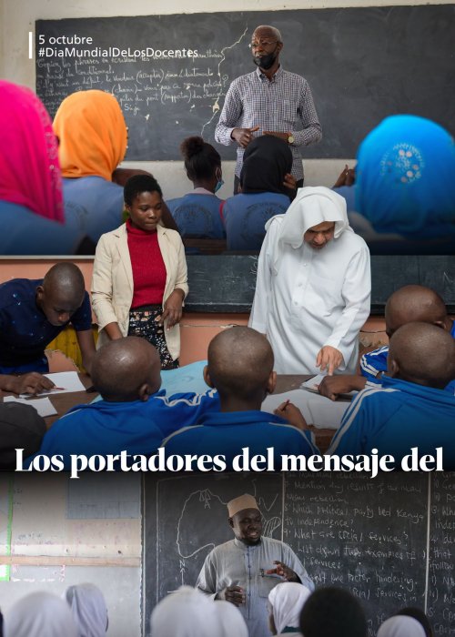 La Liga del Mundo Islámico apoya al docente en su misión: inculcar valores, despertar conciencias y transmitir el conocimiento