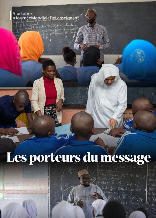La Ligue islamique mondiale soutient l’enseignant dans sa mission : inculquer les valeurs, éveiller les consciences et transmettre le savoir. Elle est convaincue que son autonomisation est un investissement dans l’avenir des générations.