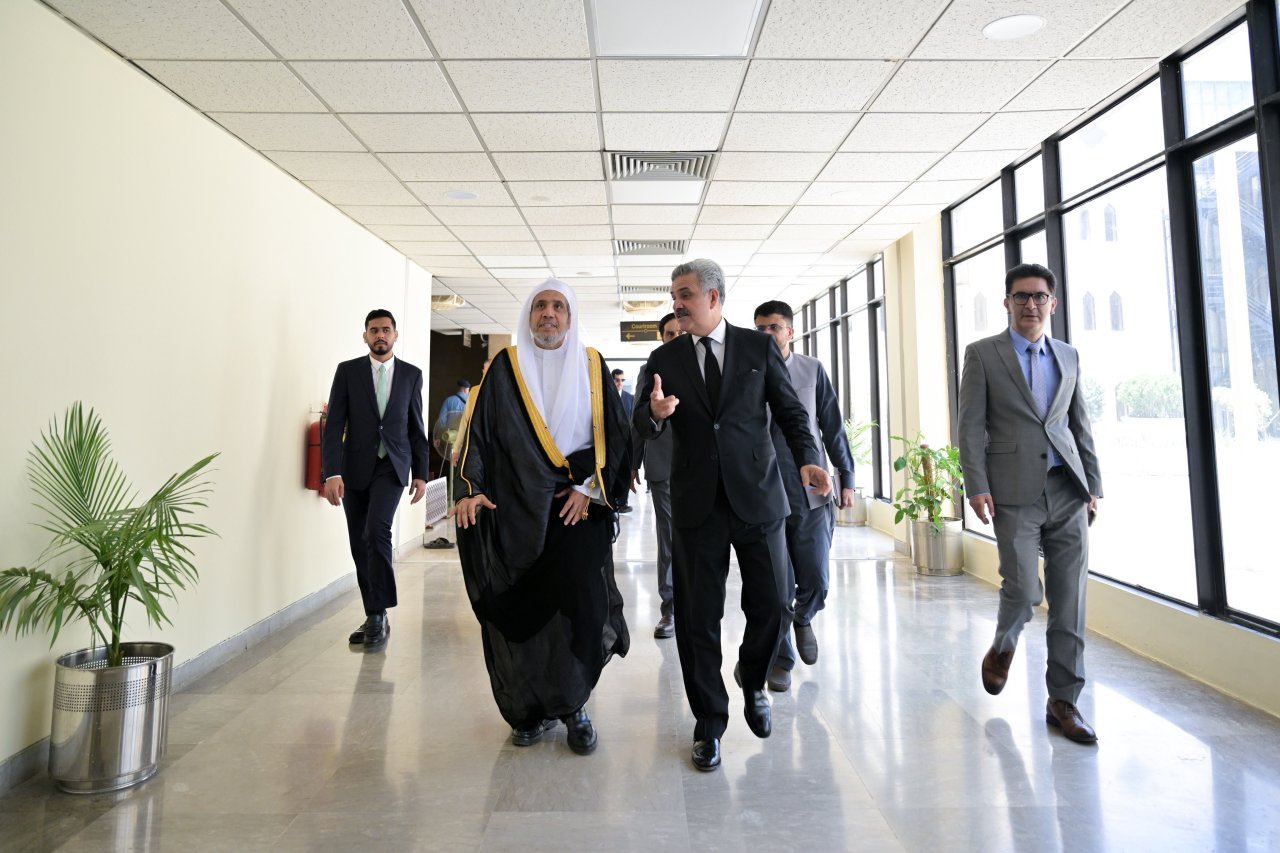 Chairman of the Senate and Chief Justice of Pakistan Receive the Secretary-General of the Muslim World League