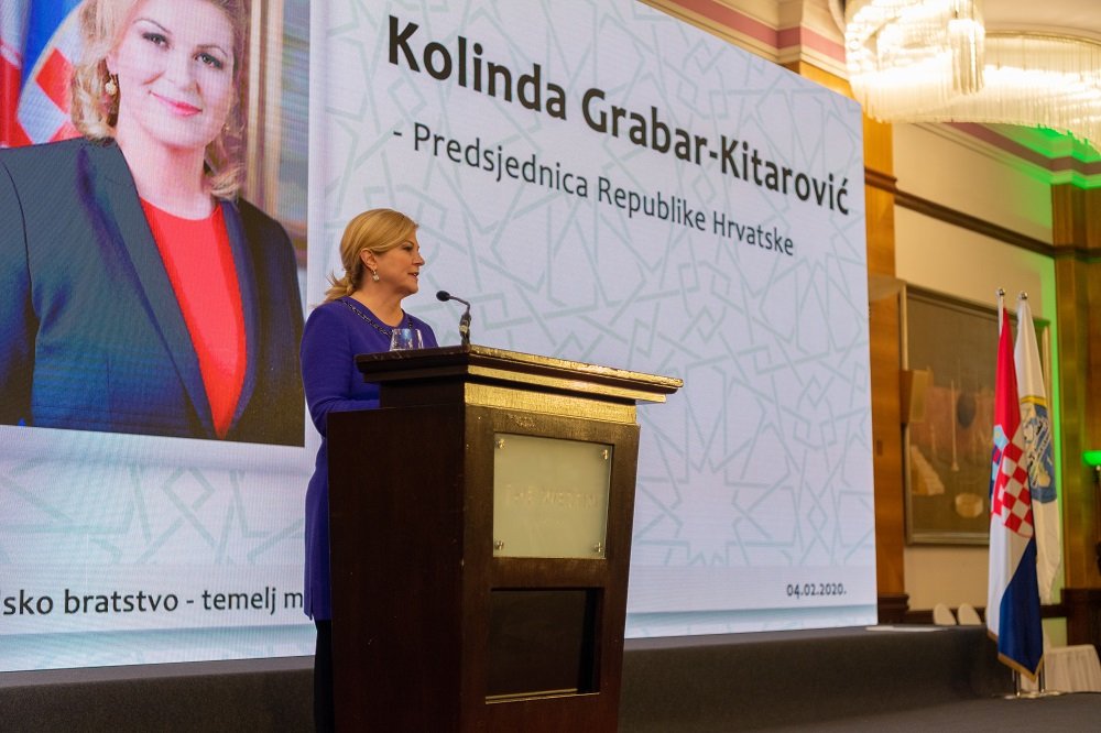 The President of Croatia spoke at this week's MWL "Conference on Human Brotherhood - the Basis for Peace and Security"