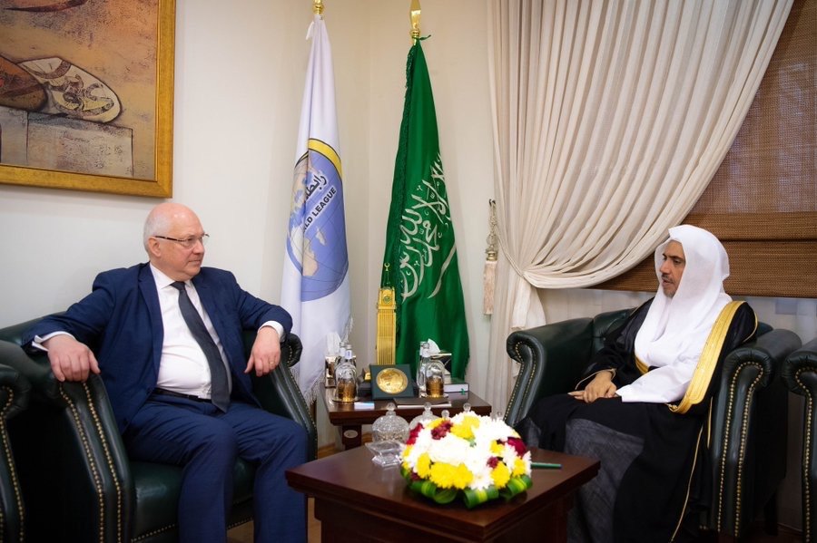 HE the MWL's Secretary General, Sheikh Dr. Mohammad Alissa met this morning HE, the Advisor of Religious Affairs of France
