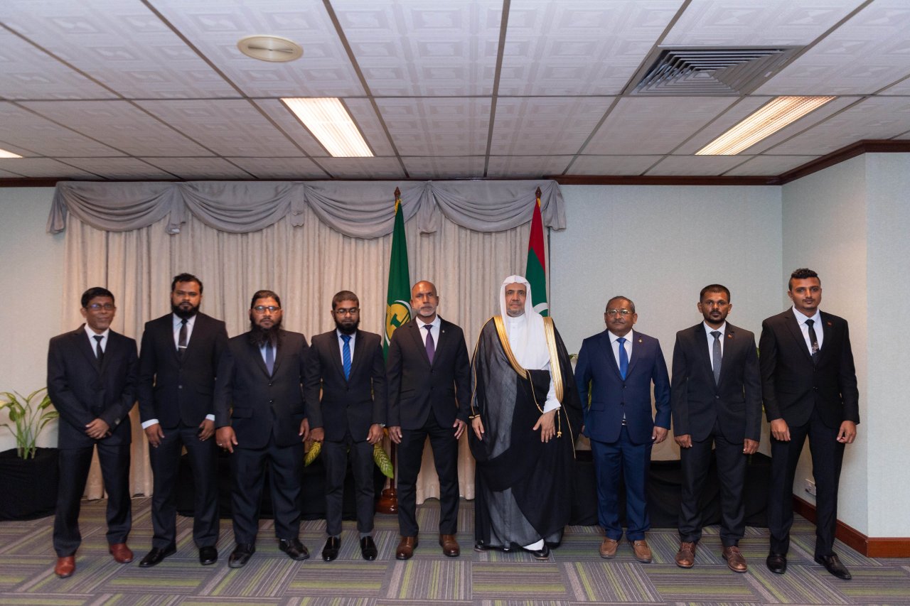 H.E. Dr. Mohammad Alissa met with the Minister of Islamic Affairs of the Republic of Maldives, H.E. Dr. Ahmed Zahir