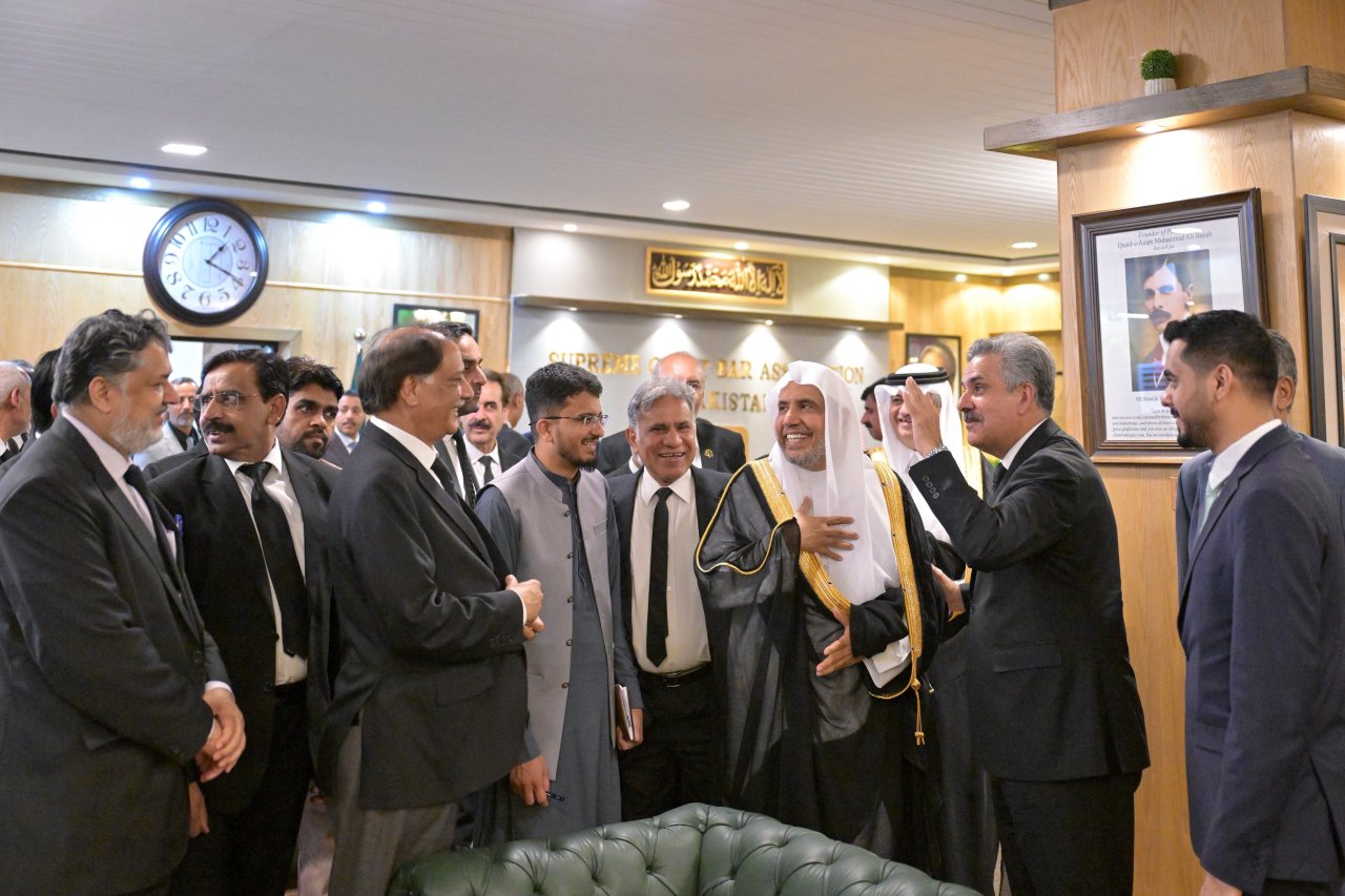Chairman of the Senate and Chief Justice of Pakistan Receive the Secretary-General of the Muslim World League
