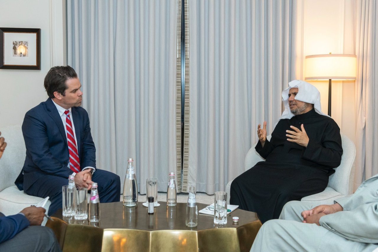 He Dr Mohammad Alissa Met With Mr Adam Phillips The Director Of The Center For Faith Based