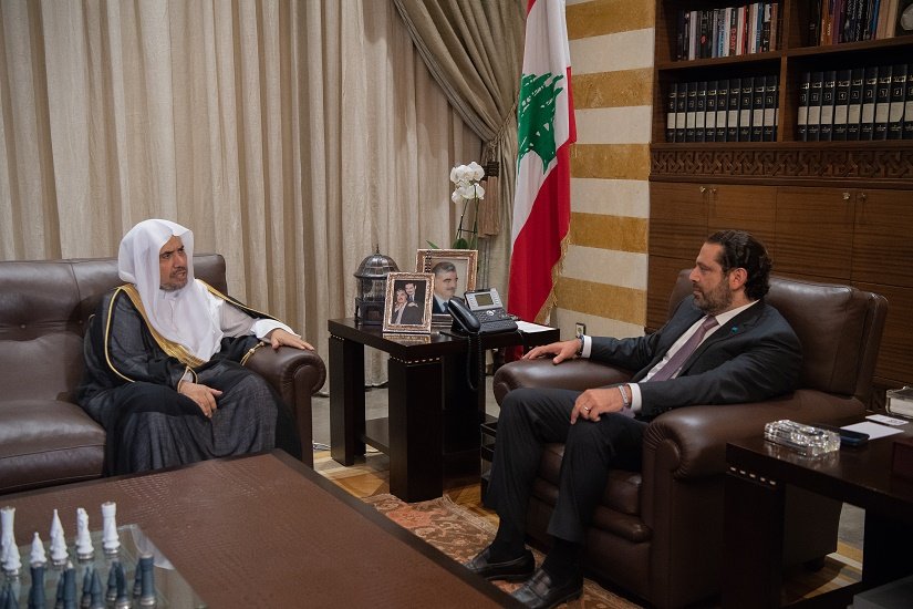 الرئيس الحريري يستقبل الأمين العام لرابطة العالم الإسلامي
