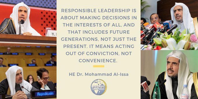 Responsible Leaders make decisions in the interest of future generations & act out of conviction, not merely convenience. MWL