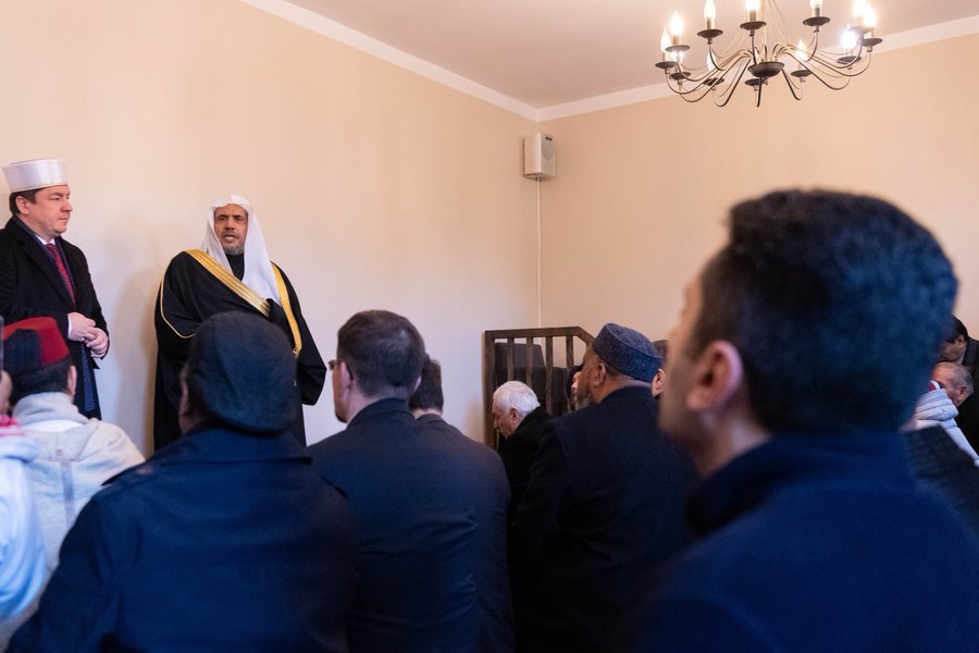 This afternoon HE Dr. Mohammad Alissa and the Grand Mufti of Poland addressed worshippers and Jewish delegates from AJCGlobal during a visit to Tatarska St. Mosque in Warsaw