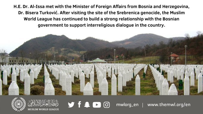 We will never allow a repeat of what happened at Srebrenica to anyone, anywhere in the world