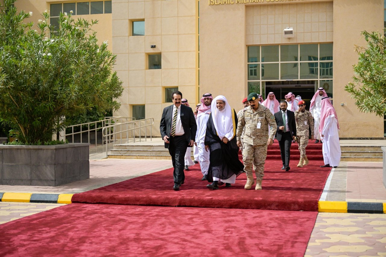 الأمين العام لرابطة العالم الإسلامي يحاضر في مقرّ &quot;التحالف الإسلامي العسكري لمحاربة الإرهاب&quot;