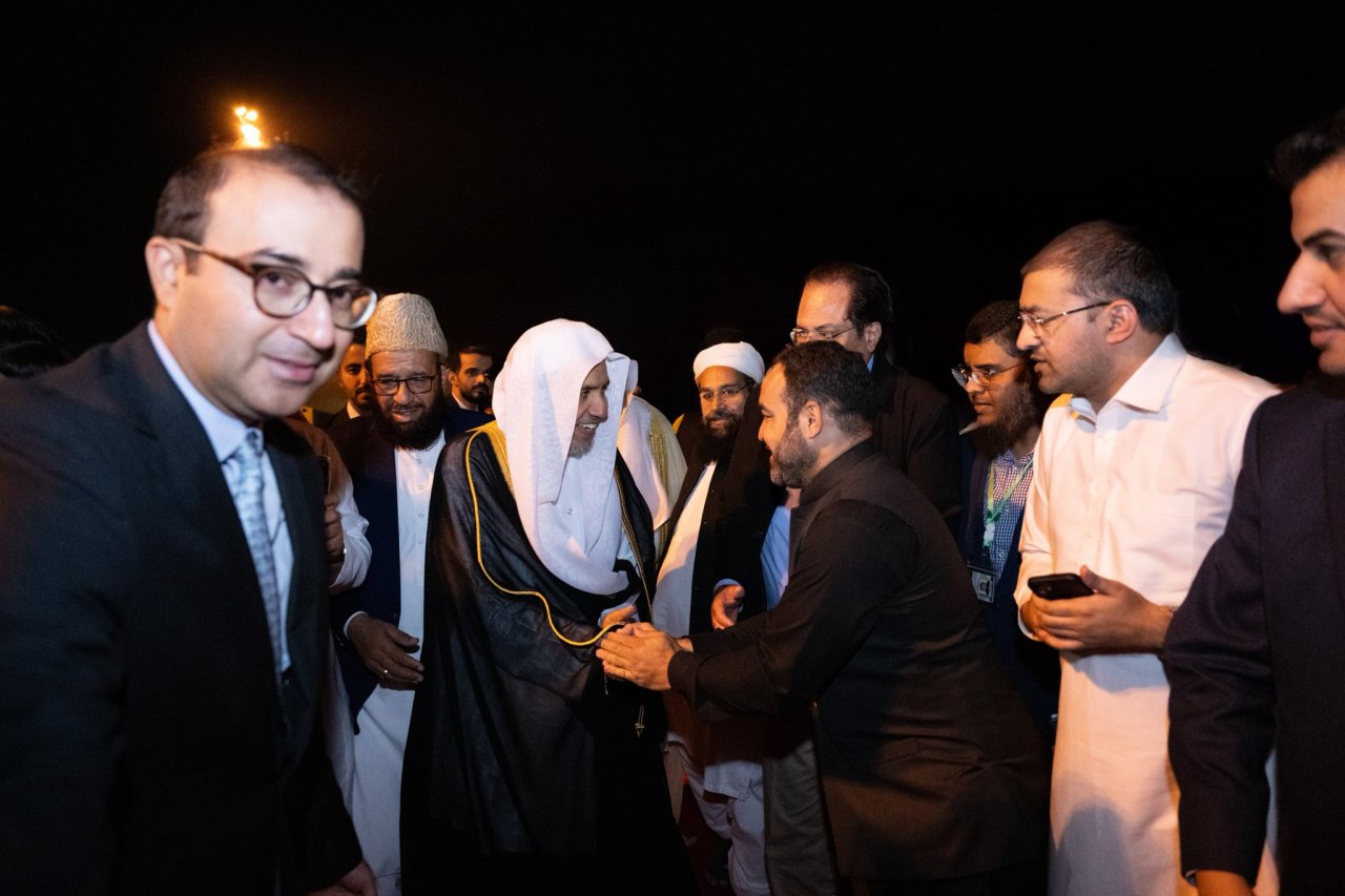 H.E. Sheikh Dr. Mohammed Al-issa , Secretary-General of the Muslim World League (MWL) and Chairman of the Organization of Muslim Scholars, arrived in Islamabad, the capital of Pakistan