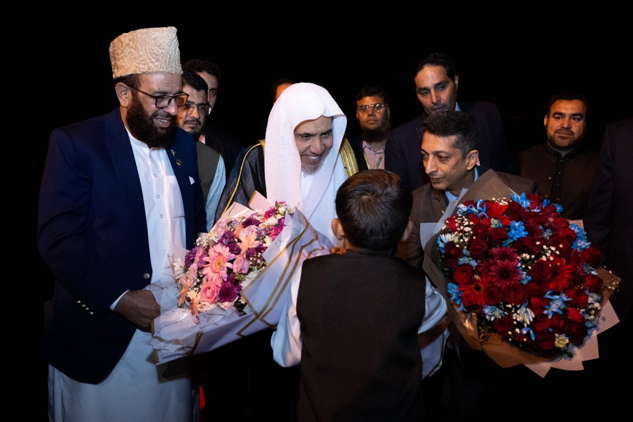 H.E. Sheikh Dr. Mohammed Al-issa , Secretary-General of the Muslim World League (MWL) and Chairman of the Organization of Muslim Scholars, arrived in Islamabad, the capital of Pakistan