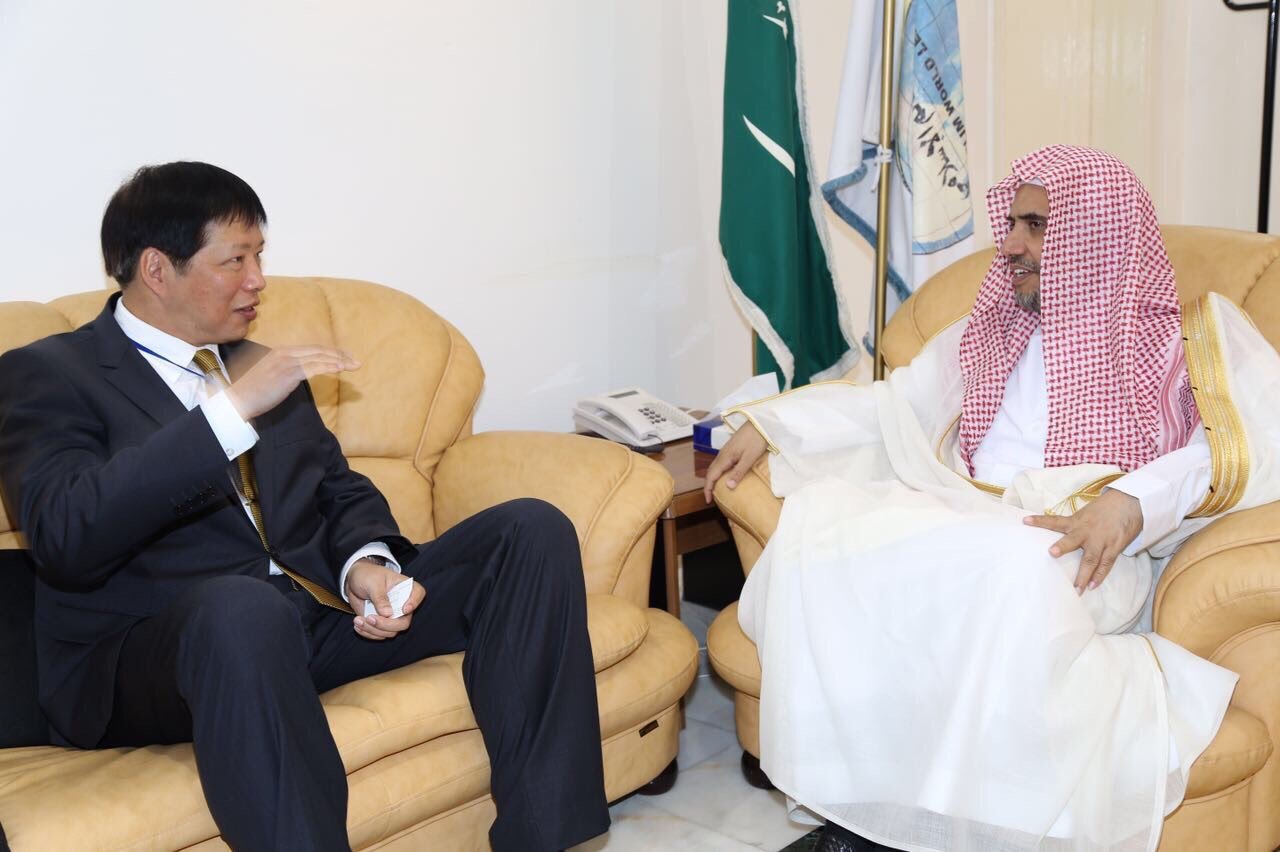 HE MWL SG receives the Head of Taiwan Hajj Mission & the accompanying delegation in the presence of Taiwan Ambassador to Saudi Arabia