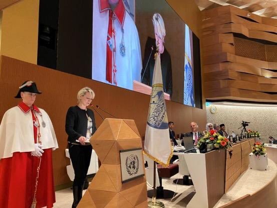 La Présidente du Conseil national suisse  IsabelleMoret  a partagé avec succès les initiatives suisses pour favoriser l'engagement des Jeunes et a appelé à une Intégration accrue dans les Institutions et les organisations. LIMGenève
