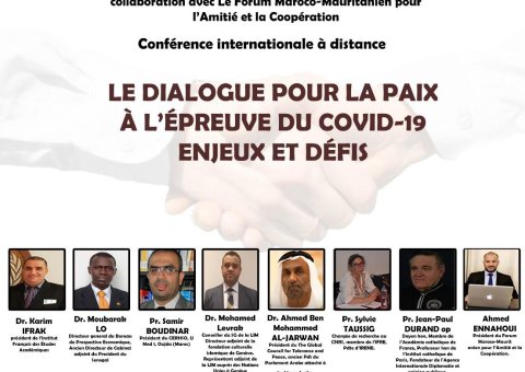 Lors d’une conférence  internationale à distance l’Institut français des études académiques et le Forum Maroco-Mauritanien pour l’amitié louent la Charte Mecque et la considère comme étant la référence pour répandre la paix et la tolérance.