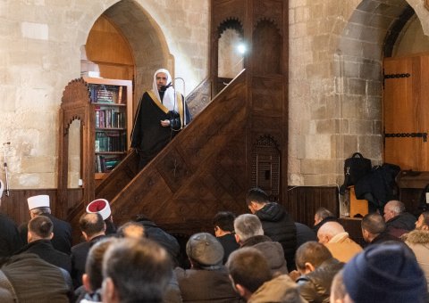 عزت مآب شیخ ڈاکٹر محمد العیسی کل جمہوریہ سربیا میں جامع مسجد بلغراد میں خطبۂ جمعہ دے رہے ہیں