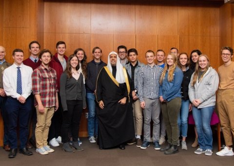 Last month in Utah, HE Dr. Mohammad Alissa engaged in a fruitful discussion with students from BYUKennedyCtr on how people from all faiths can work together to build a better future
