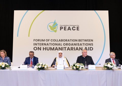 A Genève MohammadAlissa a été l’invité d’honneur du forum «La coopération entre les organisations internationales dans le domaine humanitaire» en présence des plus grands responsables