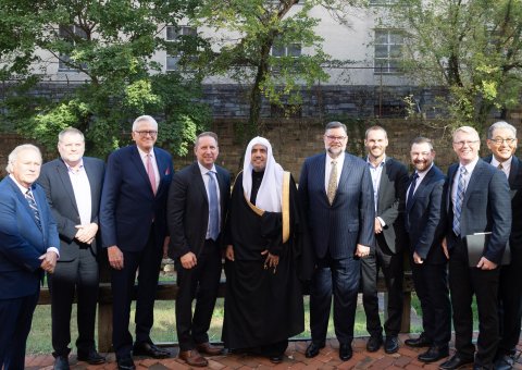 HE Dr. Mohammad Alissa welcomed a number of American evangelical leaders in Washington, DC