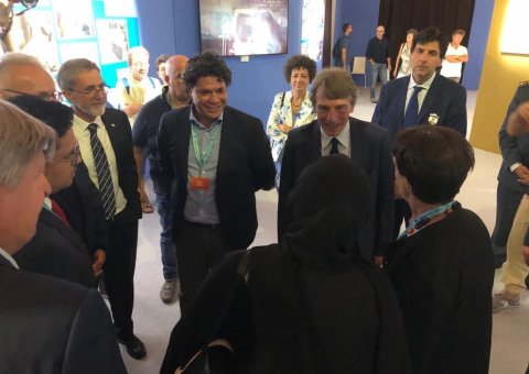 Le Président du Parlement Européen M. David Sassoli a exprimé sa fierté quant à son amitié avec le D.Mohammad Alissa lors du Forum Mondial Rimini en attendant sa visite au Parlement pour une conférence.