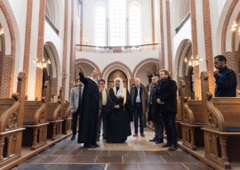 In Denmark, HE Dr. Mohammad Alissa toured Roskilde Cathedral & engaged with church leaders on MWL's interfaith efforts in the country and across borders